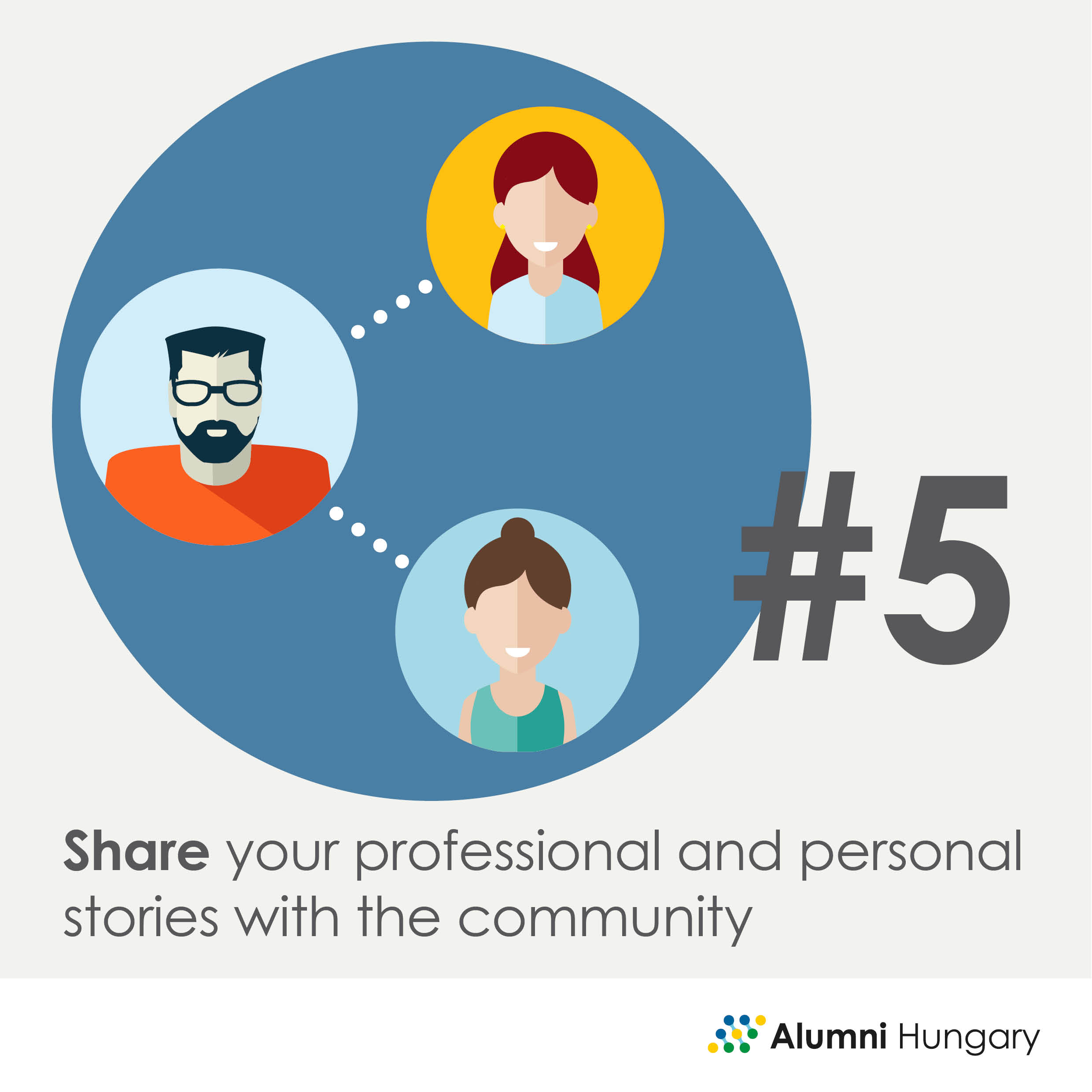Share your professional and personal stories